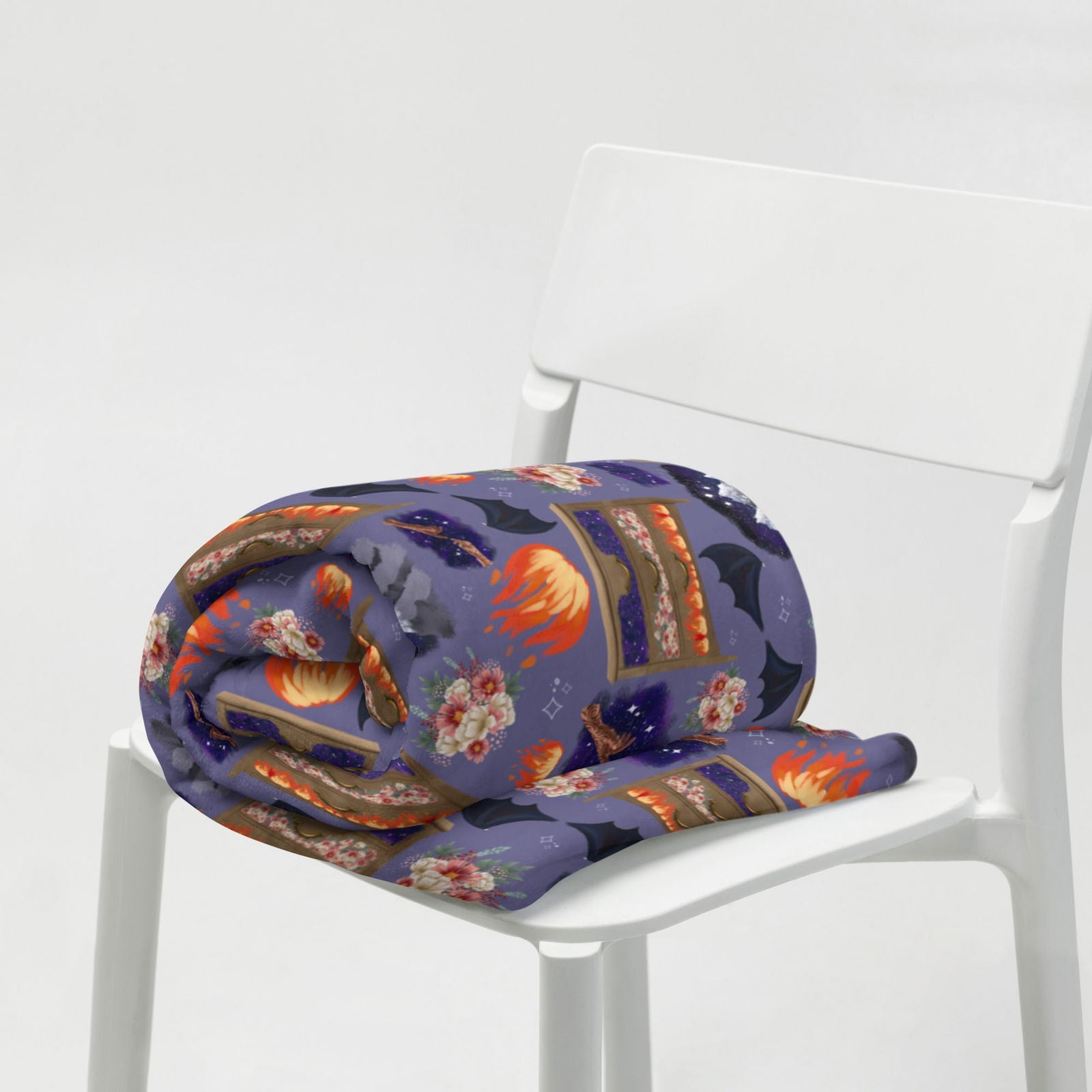 ACOTAR Feyre’s Paintings Throw Blanket | Sarah J Maas | Bookish Merch - Serafine Art & Design - 