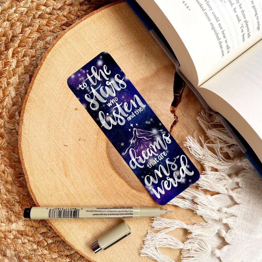 ACOTAR Quote Bookmark | Sarah J Maas | Acotar Merch | Bookish Art - Serafine Art & Design - 