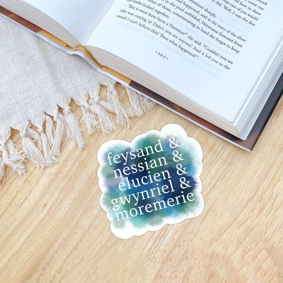 ACOTAR Ships Sticker | Sarah J Maas | Bookish Stickers - Serafine Art & Design - 