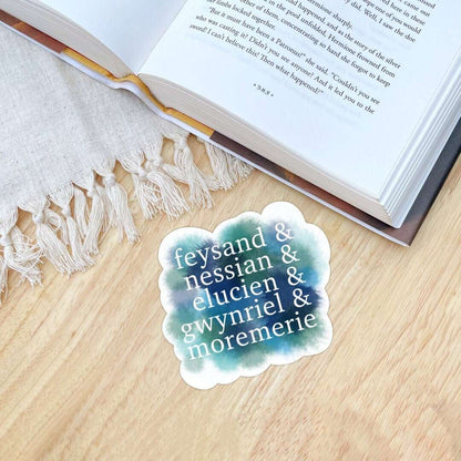 ACOTAR Ships Sticker | Sarah J Maas | Bookish Stickers - Serafine Art & Design - 