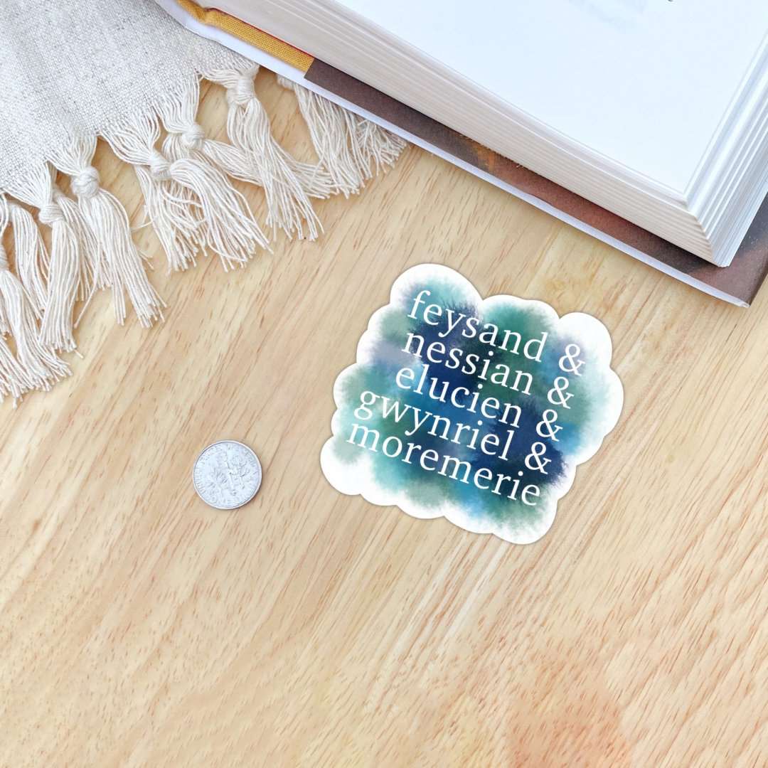 ACOTAR Ships Sticker | Sarah J Maas | Bookish Stickers - Serafine Art & Design - 