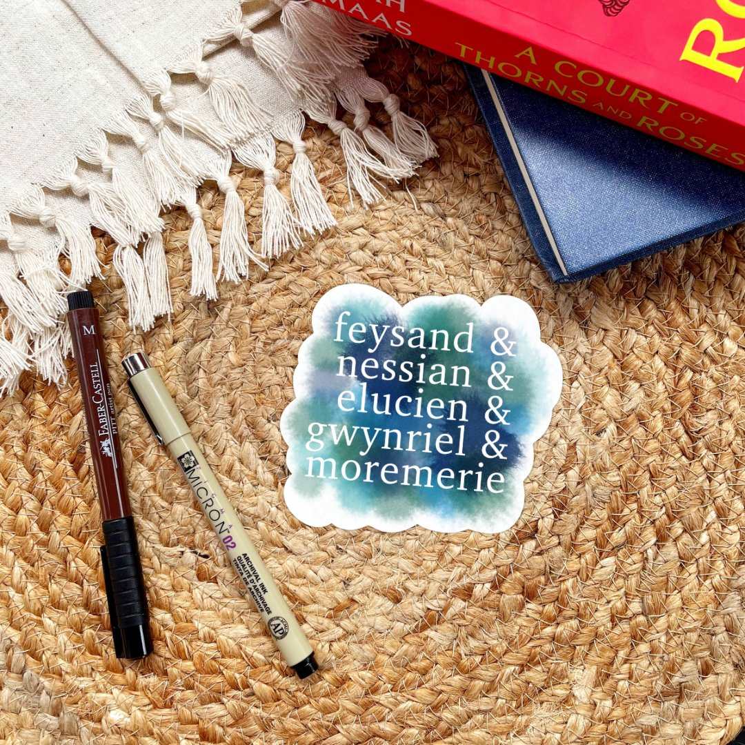 ACOTAR Ships Sticker | Sarah J Maas | Bookish Stickers - Serafine Art & Design - 