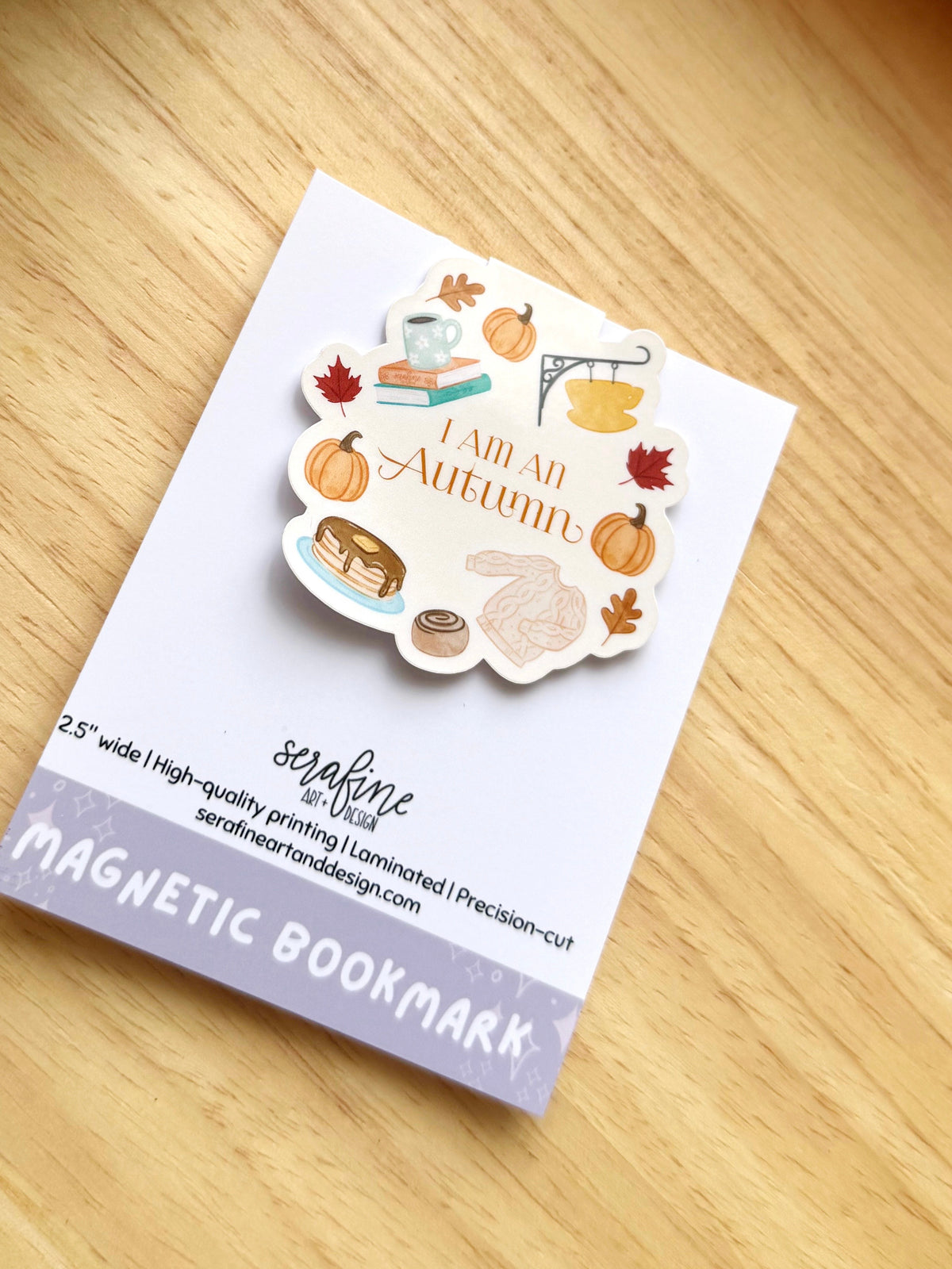 I Am An Autumn Small Town Cozy Magnetic Bookmark