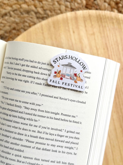 Fall Festival Small Town Cozy Magnetic Bookmark