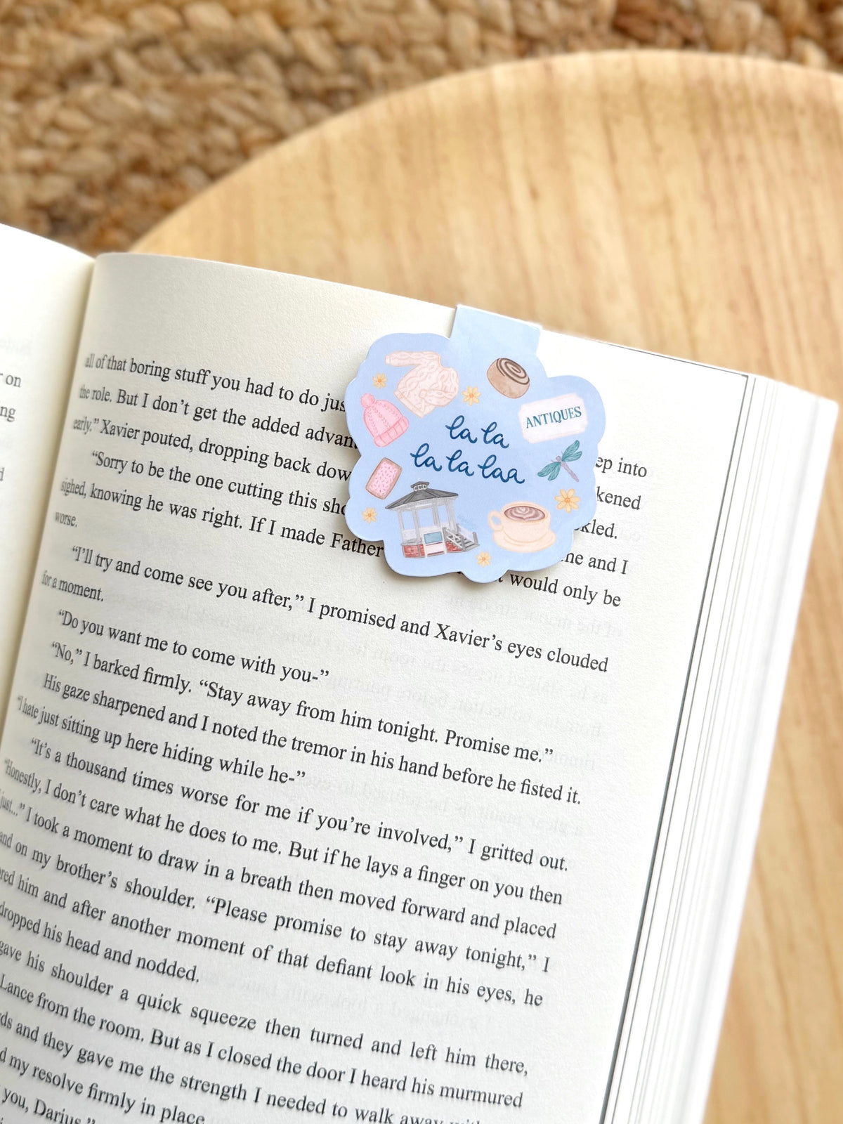 La La La La Laaa Cozy Small Town Magnetic Bookmark