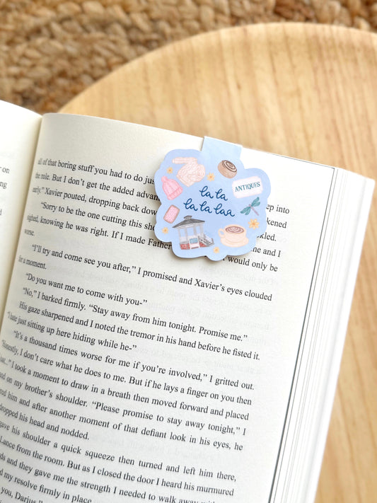 La La La La Laaa Cozy Small Town Magnetic Bookmark