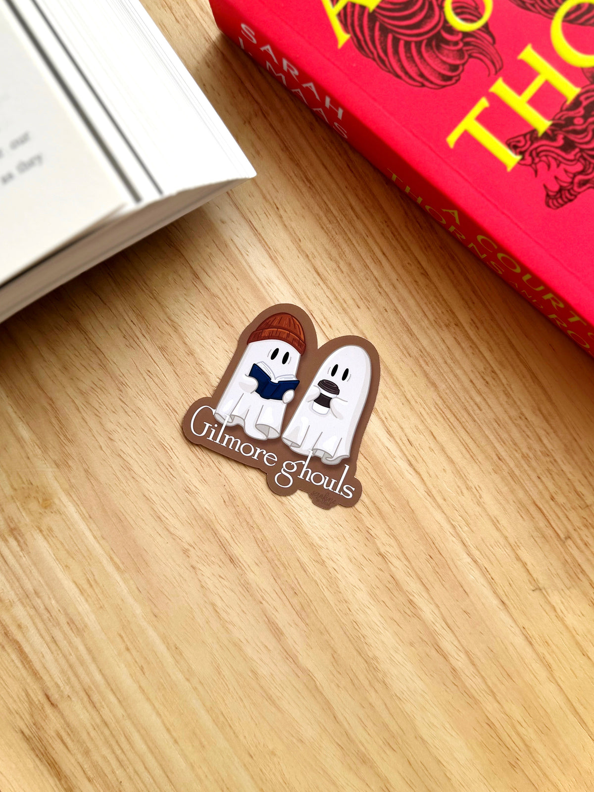 Gilmore Ghouls Cozy Small Town Spooky Sticker