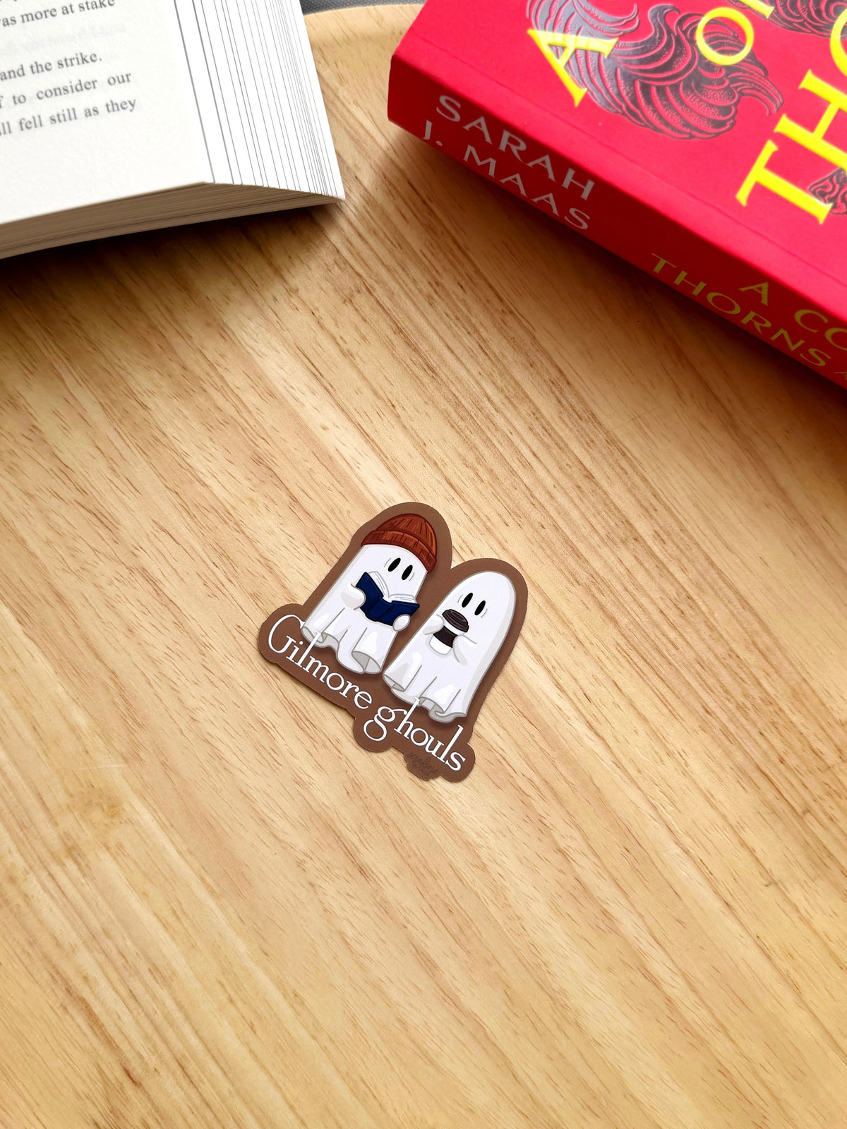 Gilmore Ghouls Cozy Small Town Spooky Sticker