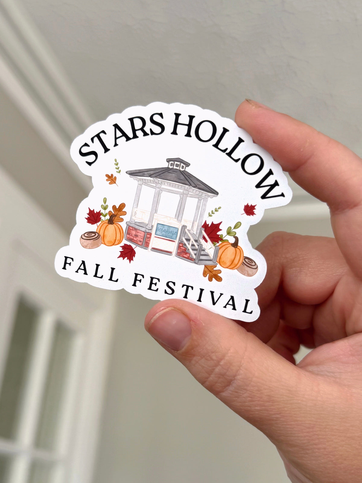 Fall Festival Cozy Small Town Bookish Sticker