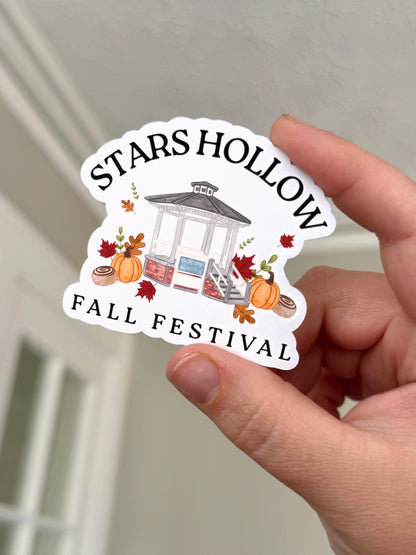 Fall Festival Cozy Small Town Bookish Sticker