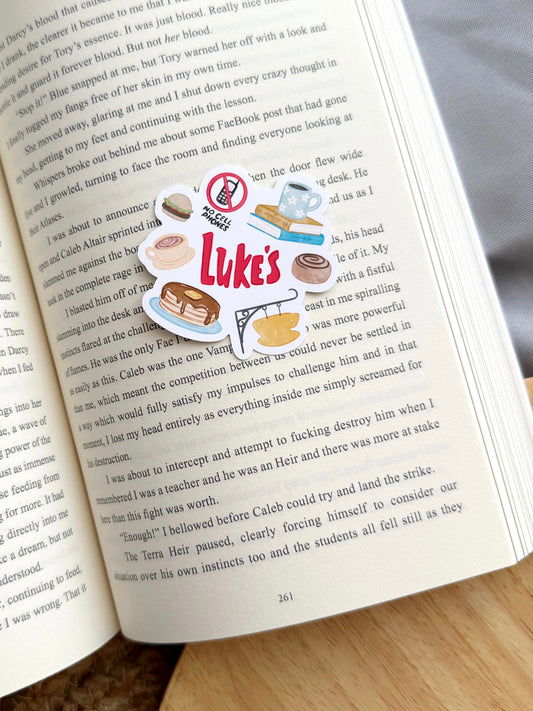 Cozy Small Town Cafe Bookish Sticker