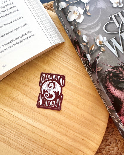 Bloodwing Academy Dragon Crest Sticker | On Wings of Blood by Briar Boleyn | Officially Licensed