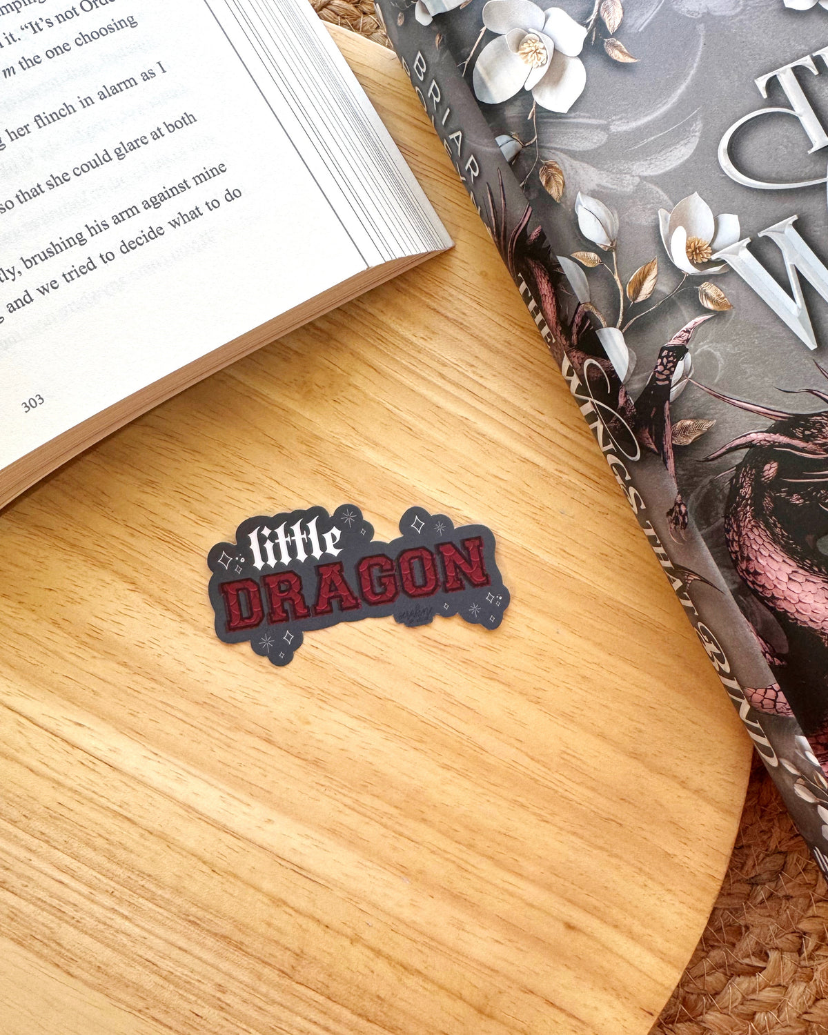 Little Dragon Sticker | On Wings of Blood by Briar Boleyn | Officially Licensed