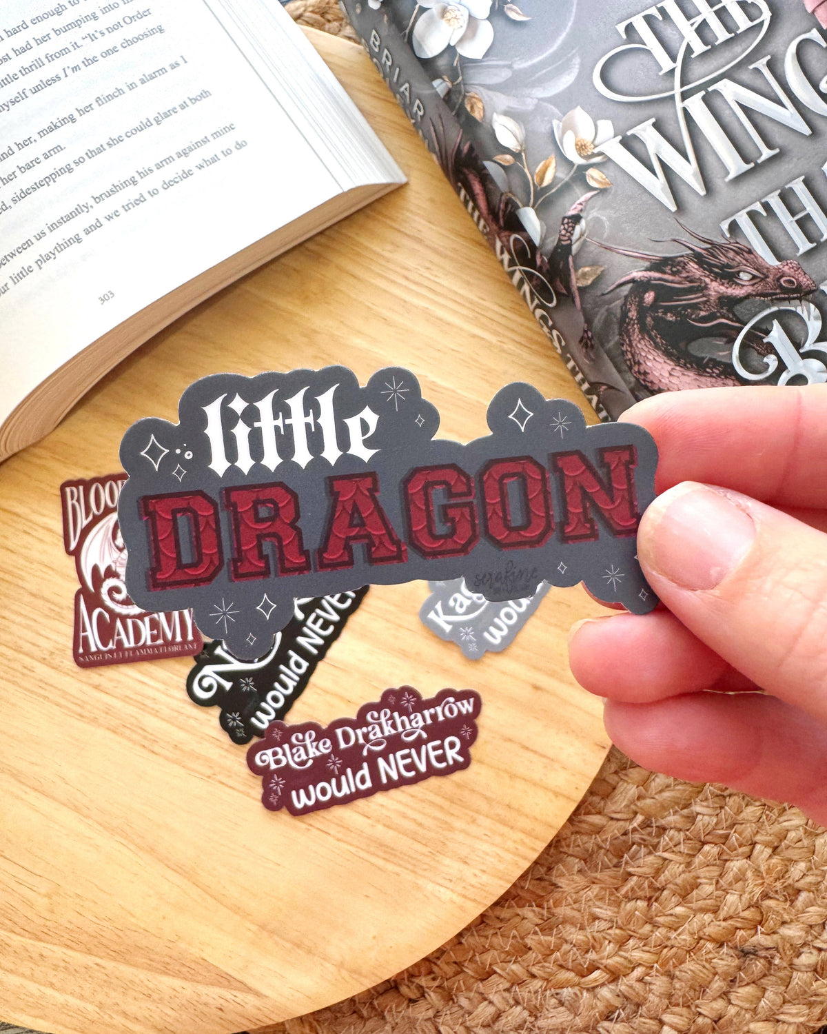 Little Dragon Sticker | On Wings of Blood by Briar Boleyn | Officially Licensed