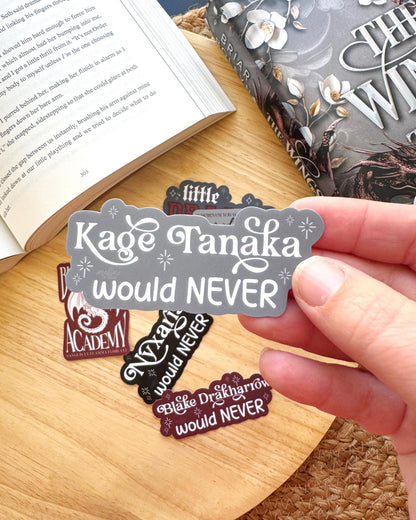 Bloodwing Academy Book Boyfriends Sticker | On Wings of Blood by Briar Boleyn | Officially Licensed