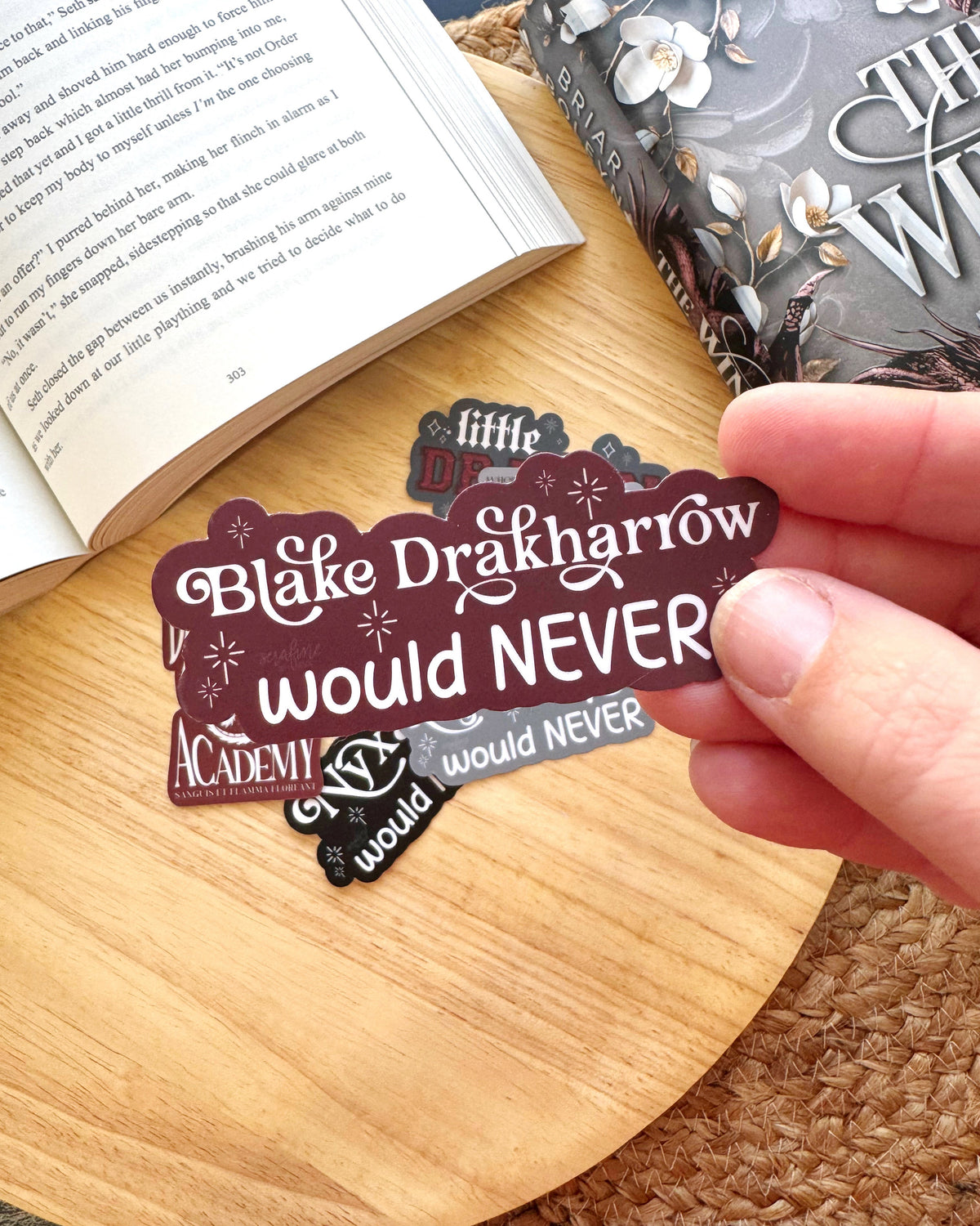 Bloodwing Academy Book Boyfriends Sticker | On Wings of Blood by Briar Boleyn | Officially Licensed