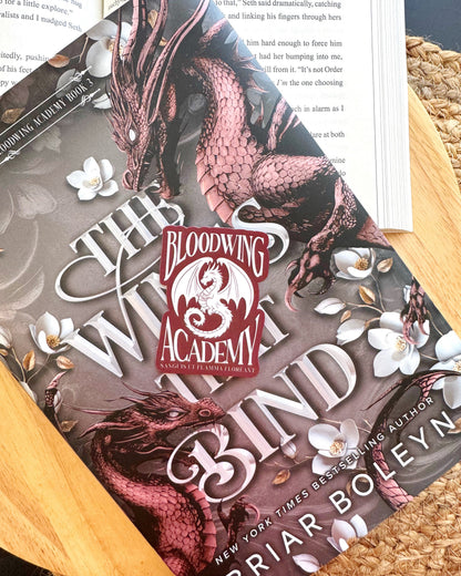 Bloodwing Academy Dragon Crest Sticker | On Wings of Blood by Briar Boleyn | Officially Licensed