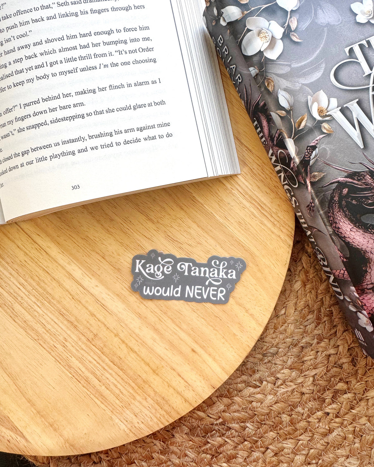 Bloodwing Academy Book Boyfriends Sticker | On Wings of Blood by Briar Boleyn | Officially Licensed