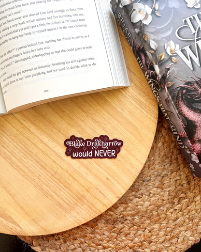 Bloodwing Academy Book Boyfriends Sticker | On Wings of Blood by Briar Boleyn | Officially Licensed