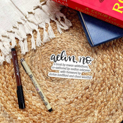 Aelin, No Sticker | Bookish | Sarah J Maas | Throne of Glass - Serafine Art & Design - 