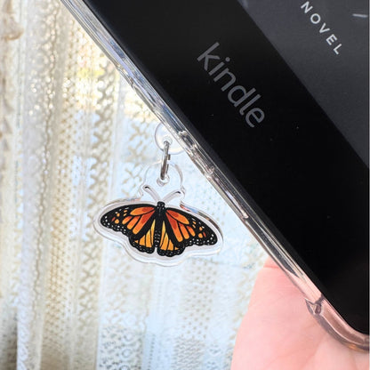 Monarch Butterfly Kindle Charm | Bookish USB-C Dust Plug