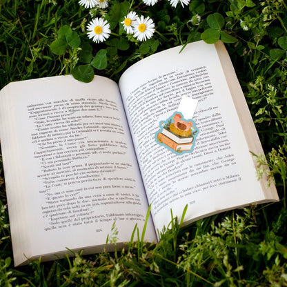 Bookish Chicken Magnetic Bookmark | 2.5” Glossy Finish