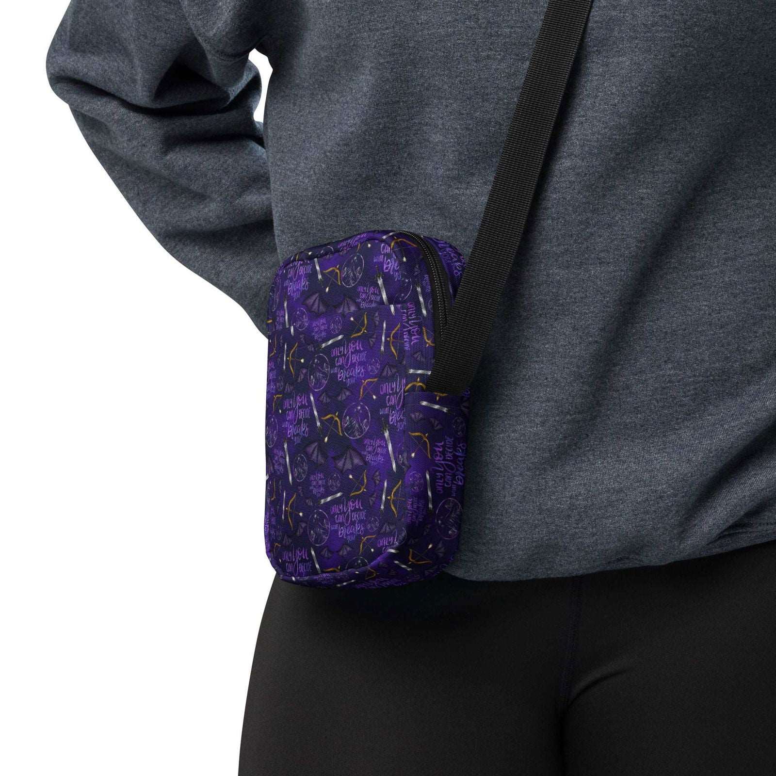 Bookish Crossbody Bag | ACOTAR Night Court | SJM Merch - Serafine Art & Design - 