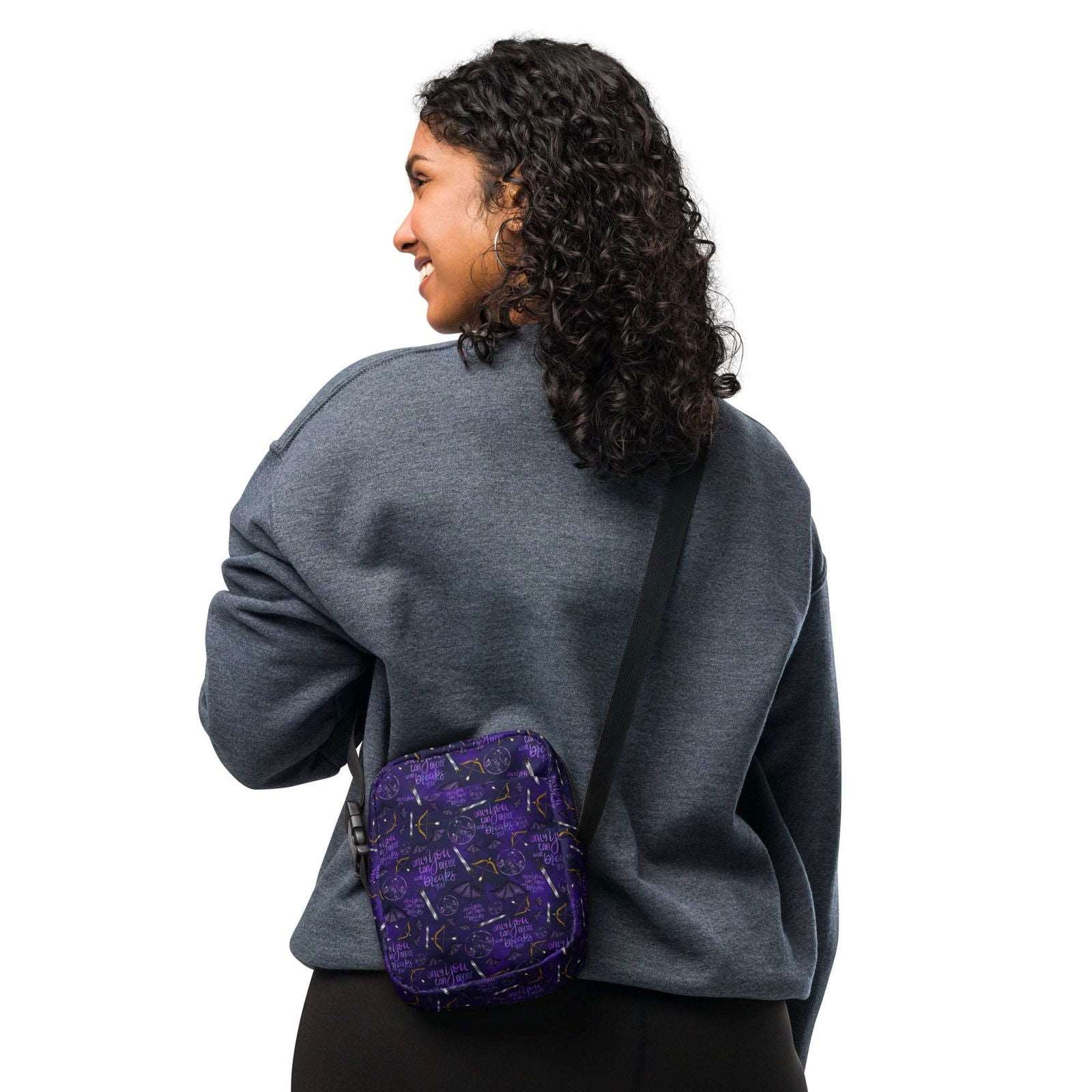 Bookish Crossbody Bag | ACOTAR Night Court | SJM Merch - Serafine Art & Design - 