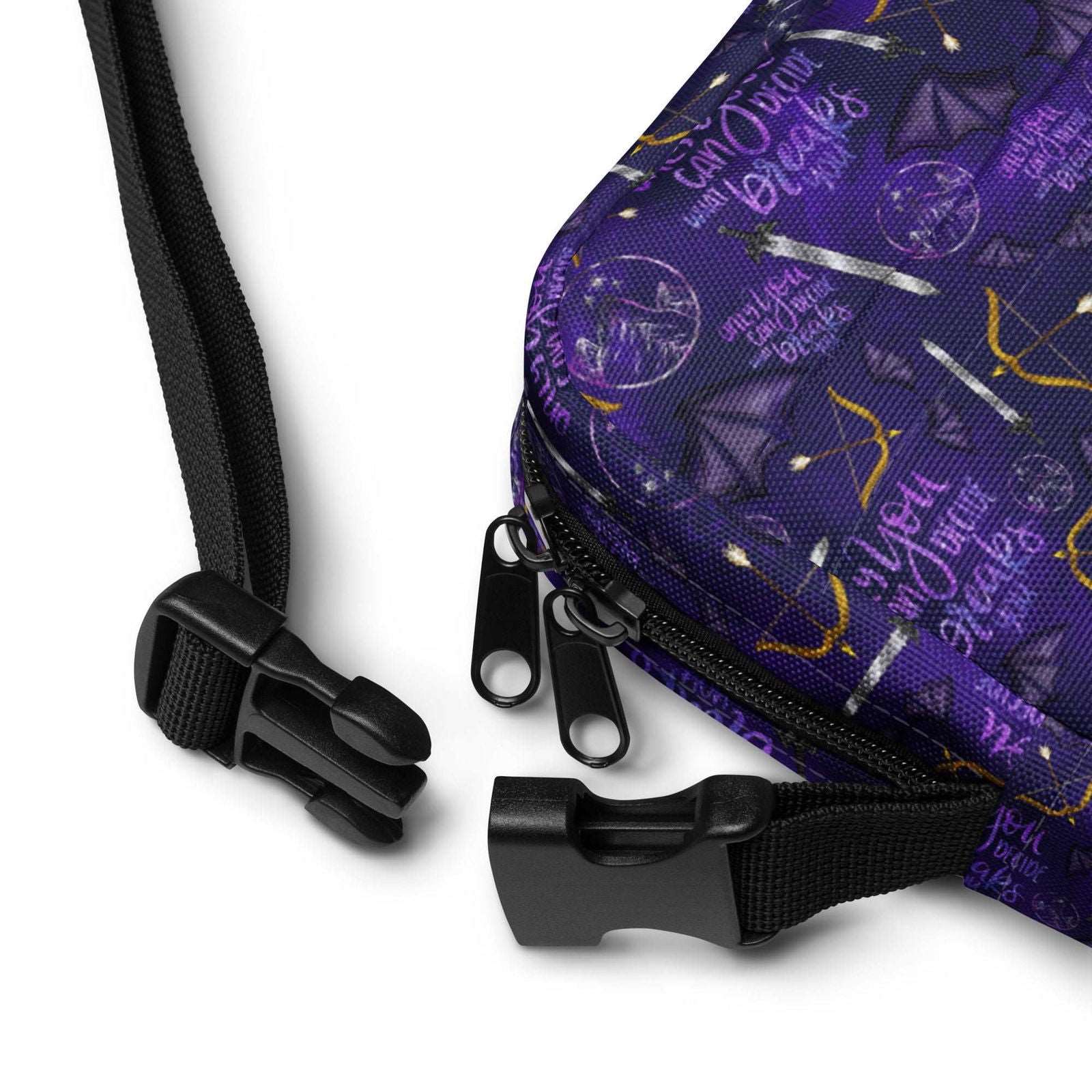 Bookish Crossbody Bag | ACOTAR Night Court | SJM Merch - Serafine Art & Design - 