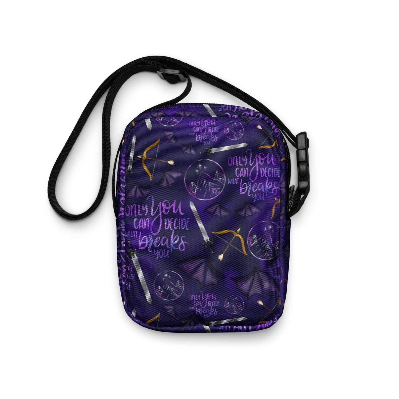 Bookish Crossbody Bag | ACOTAR Night Court | SJM Merch - Serafine Art & Design - 
