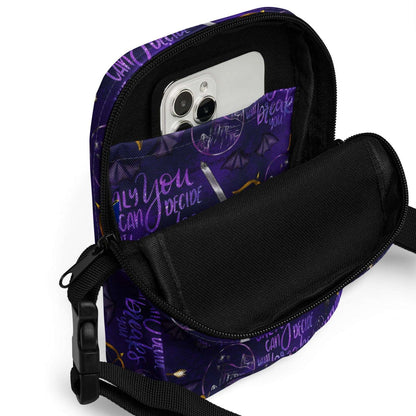 Bookish Crossbody Bag | ACOTAR Night Court | SJM Merch - Serafine Art & Design - 