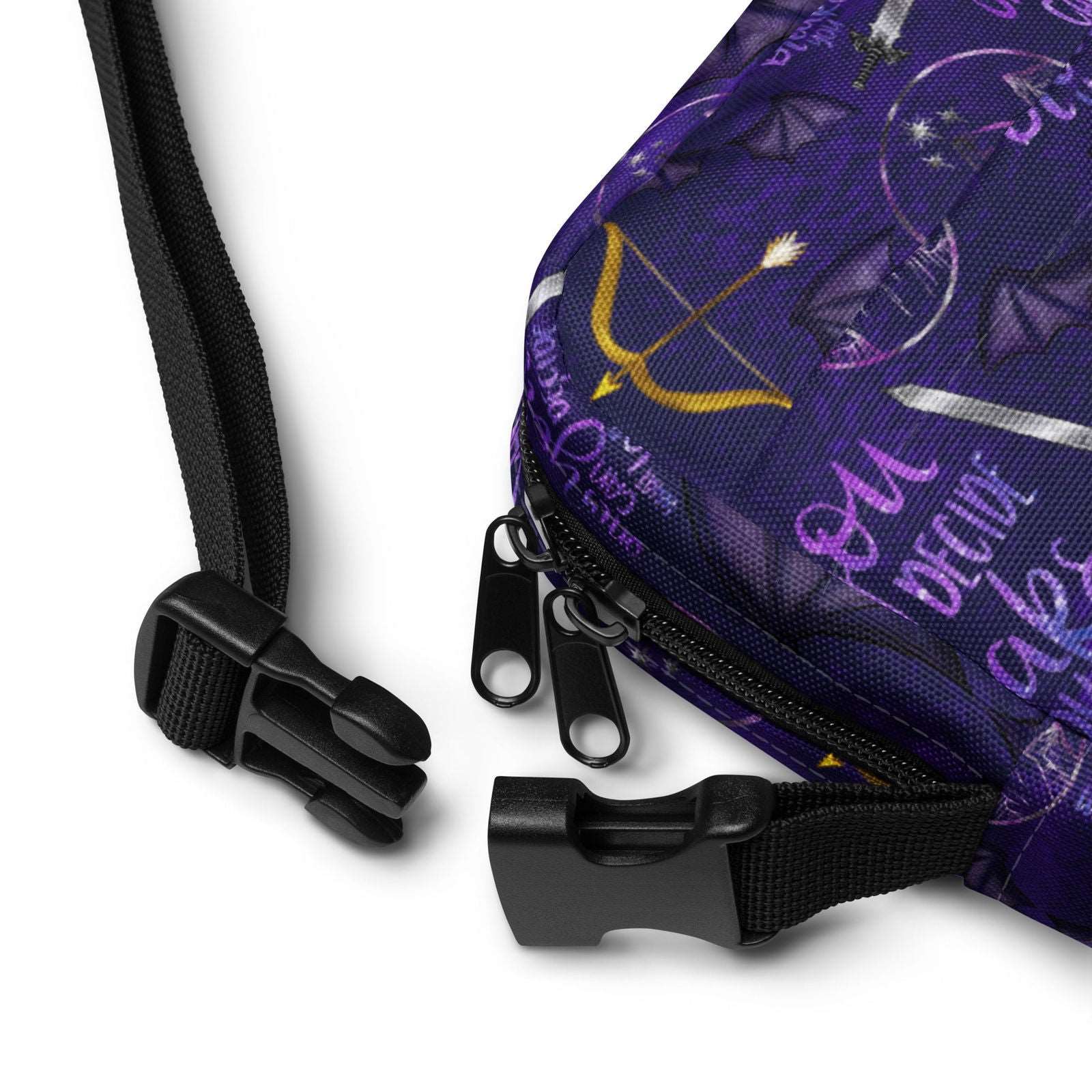 Bookish Crossbody Bag | ACOTAR Night Court | SJM Merch - Serafine Art & Design - 