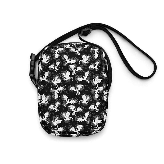 Bookish Crossbody Bag | Bag For Kindle | Fantasy Dragons - Serafine Art & Design - 