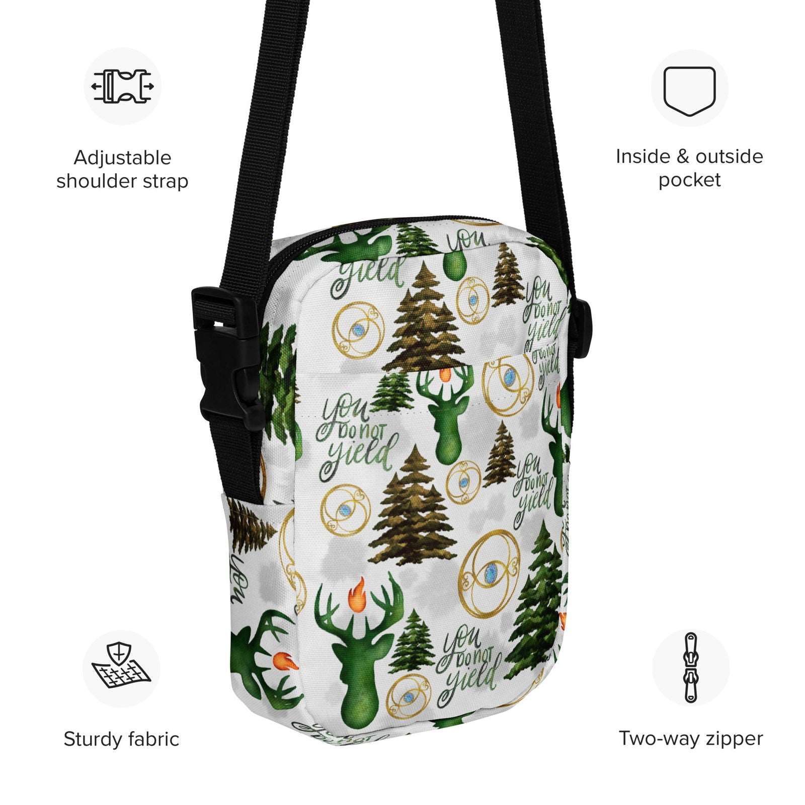 Bookish Crossbody Bag | Throne of Glass | SJM Merch - Serafine Art & Design - 