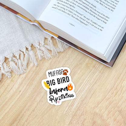 Boyfriend-In-Law Ruthless Boys of The Zodiac Sticker | Officially Licensed