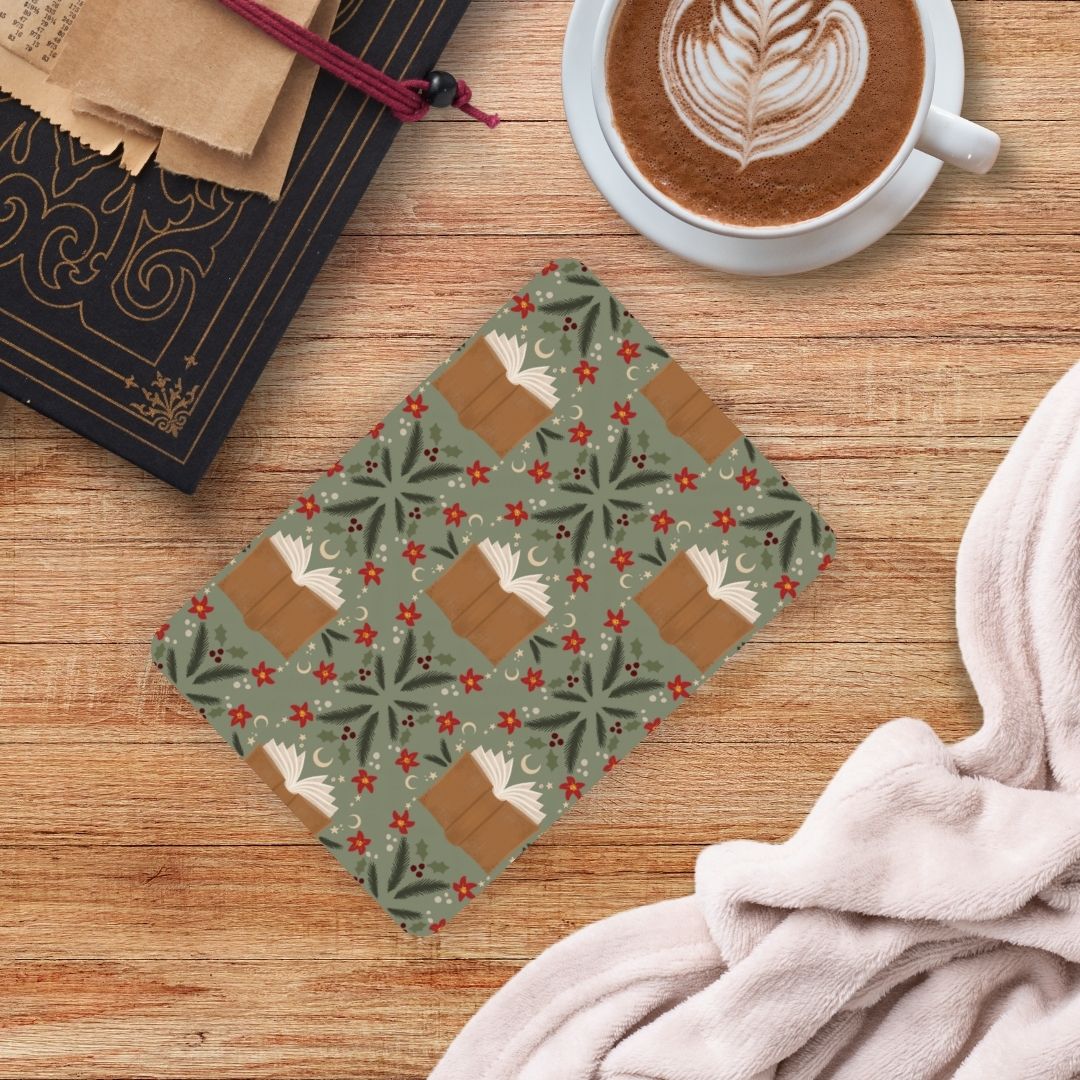 Cozy Yule Kindle Inserts | Adorable Kindle Accessories for Book Lovers