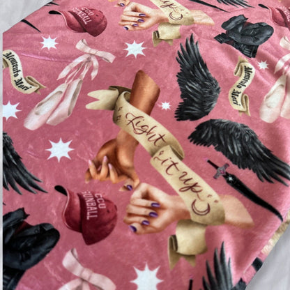 Crescent City Throw Blanket | Sarah J Maas | Bookish Merch - Serafine Art & Design - 