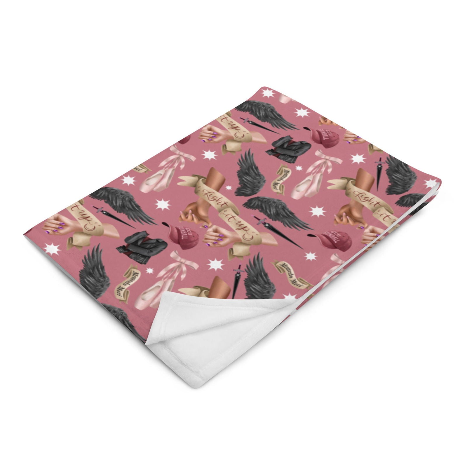 Crescent City Throw Blanket | Sarah J Maas | Bookish Merch - Serafine Art & Design - 