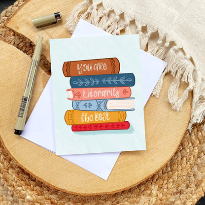 Literally The Best Birthday and Thank You Card | Bookish Greeting Cards