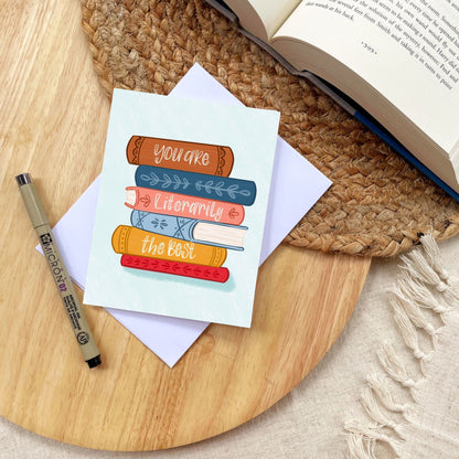 Literally The Best Birthday and Thank You Card | Bookish Greeting Cards