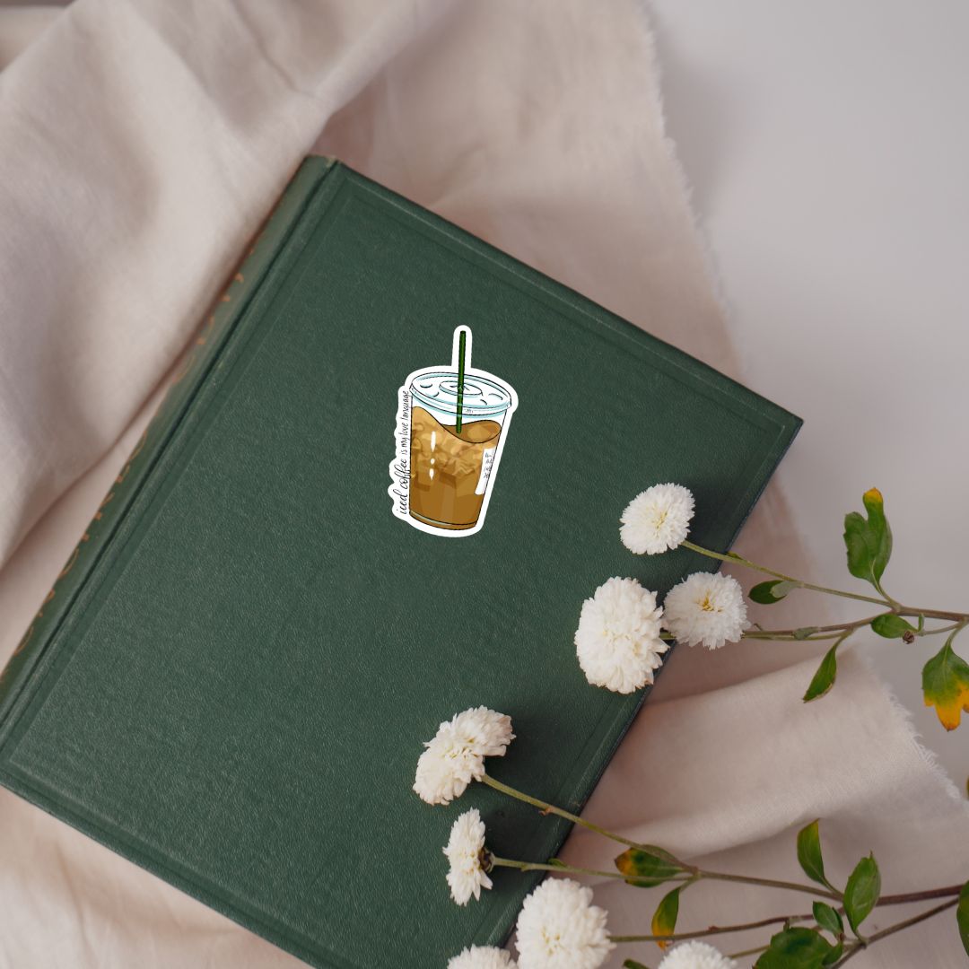 Iced Coffee Is My Love Language | Coffee Lover Stickers