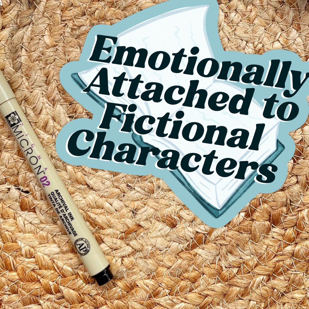 Emotionally Attached To Fictional Characters Sticker | Book Lover Kindle Stickers