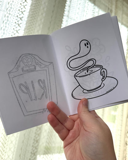 Mini Coloring Book - Spooky