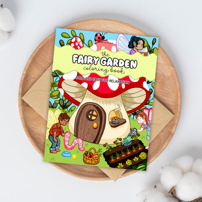 The Fairy Garden Coloring Book by Serafine Art and Design