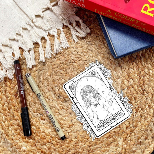 Diem Bellator Character Sticker | Spark of The Everflame by Penn Cole | Bookish Stickers - Serafine Art & Design - 