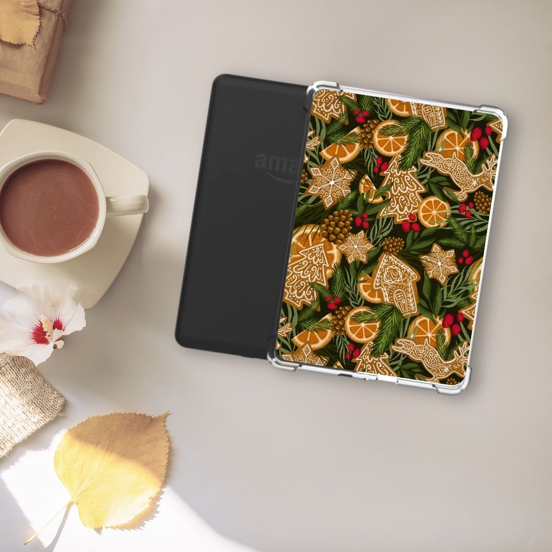 Cozy Yule Kindle Inserts | Adorable Kindle Accessories for Book Lovers