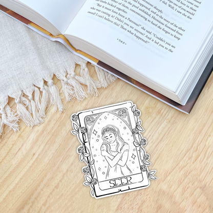 Elain Seer Character Card Sticker | ACOTAR | Sarah J Maas | Bookish - Serafine Art & Design - 