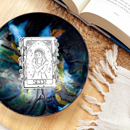Elain Seer Character Card Sticker | ACOTAR | Sarah J Maas | Bookish - Serafine Art & Design - 