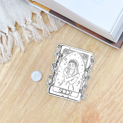 Elain Seer Character Card Sticker | ACOTAR | Sarah J Maas | Bookish - Serafine Art & Design - 