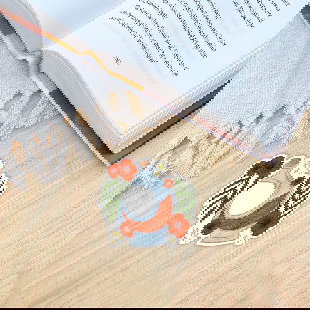 Flameroot Bottle Sticker | Spark of The Everflame by Penn Cole | Bookish Stickers - Serafine Art & Design - 